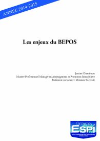 Les enjeux du BEPOS