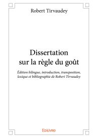 Dissertation sur la règle du goût