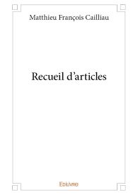 Recueil d'articles