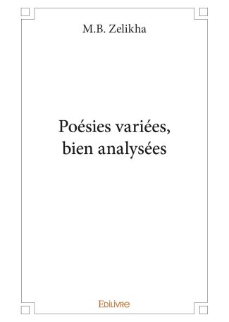 Poésies variées, bien analysées
