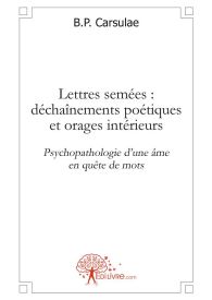 Lettres semées : déchaînements poétiques et orages intérieurs